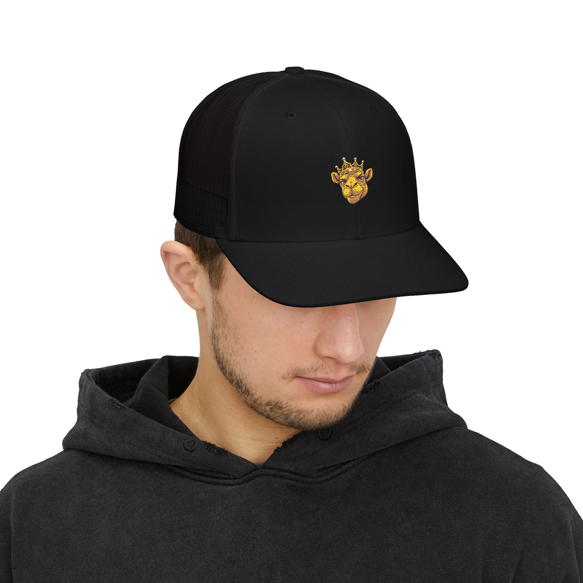 Camel Snapback Trucker Cap