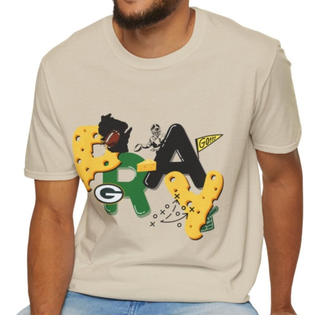 Man in Green Bay PRAY T-Shirt | Prayility Apparel