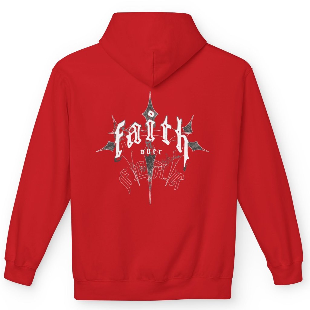 Back of Faith over Fear Hoodie