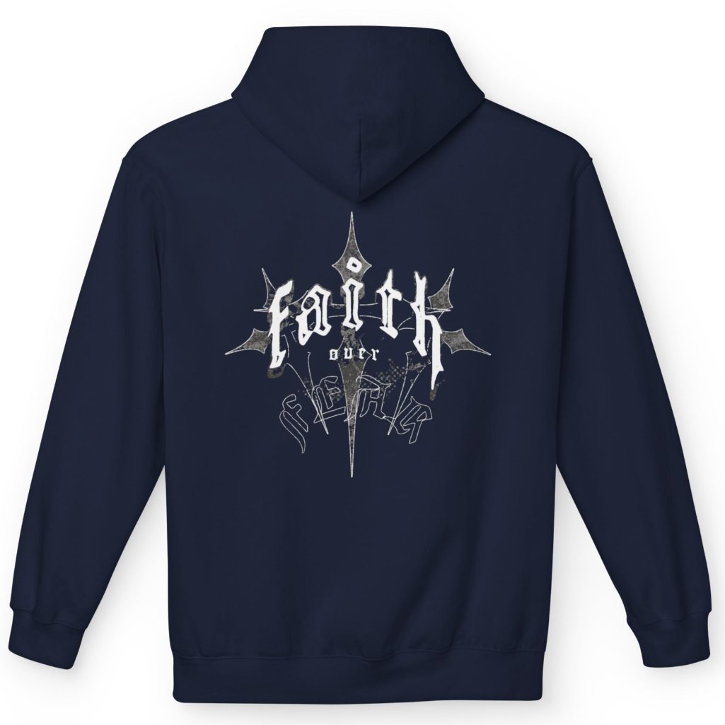 Back of Faith Over Fear Hoodie