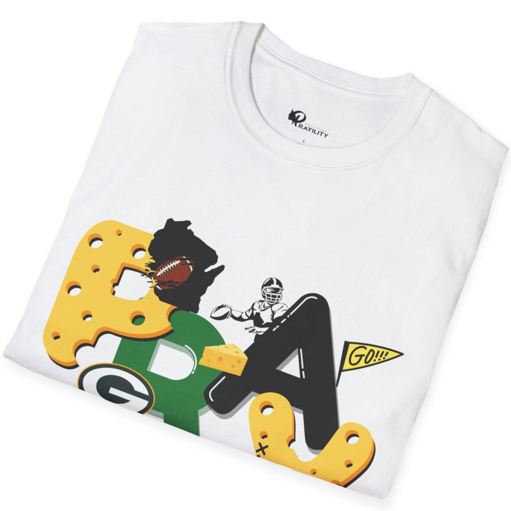 Folded Green Bay PRAY T-Shirt | Prayility Apparel