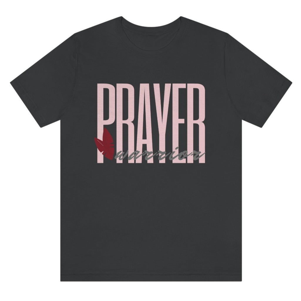 Prayer Warrior T-Shirt Dark Grey | Prayility Apparel