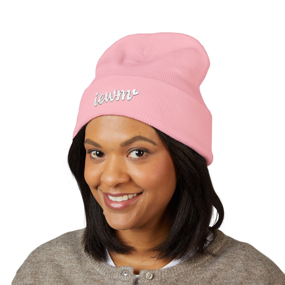 IEWM "It Ends With Me" Script Heart Beanie