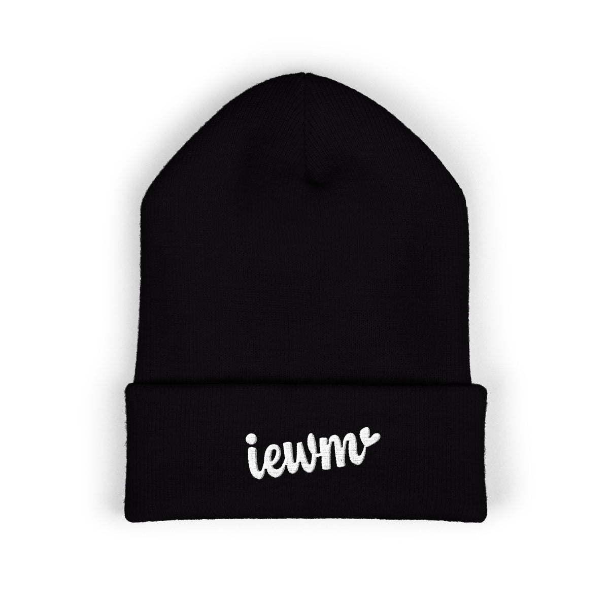 IEWM "It Ends With Me" Script Heart Beanie