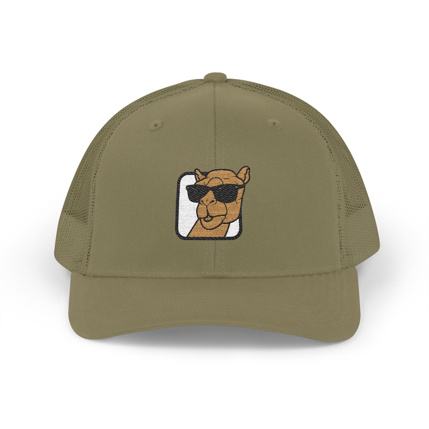 'Leave' Camel Snapback Trucker Cap