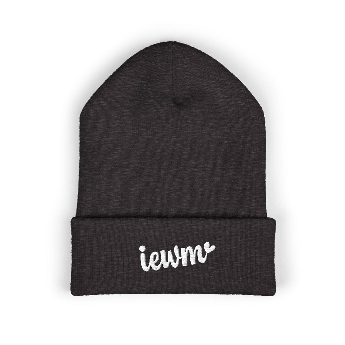 IEWM "It Ends With Me" Script Heart Beanie