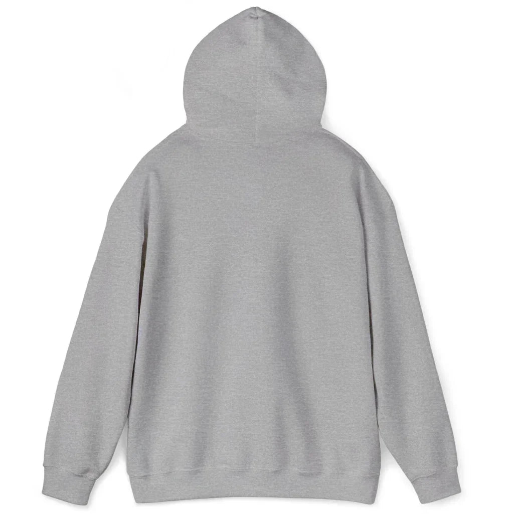 Gray hoodie on a white background