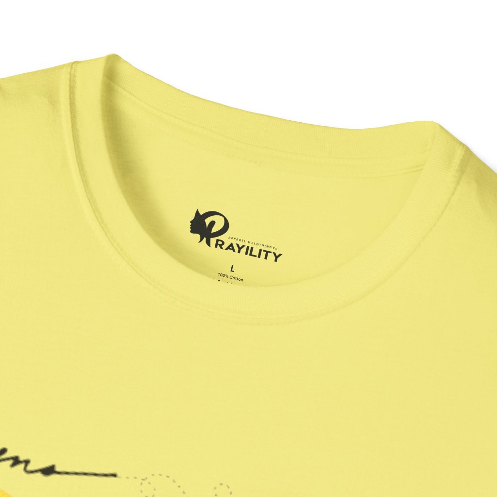 Neck label in yellow