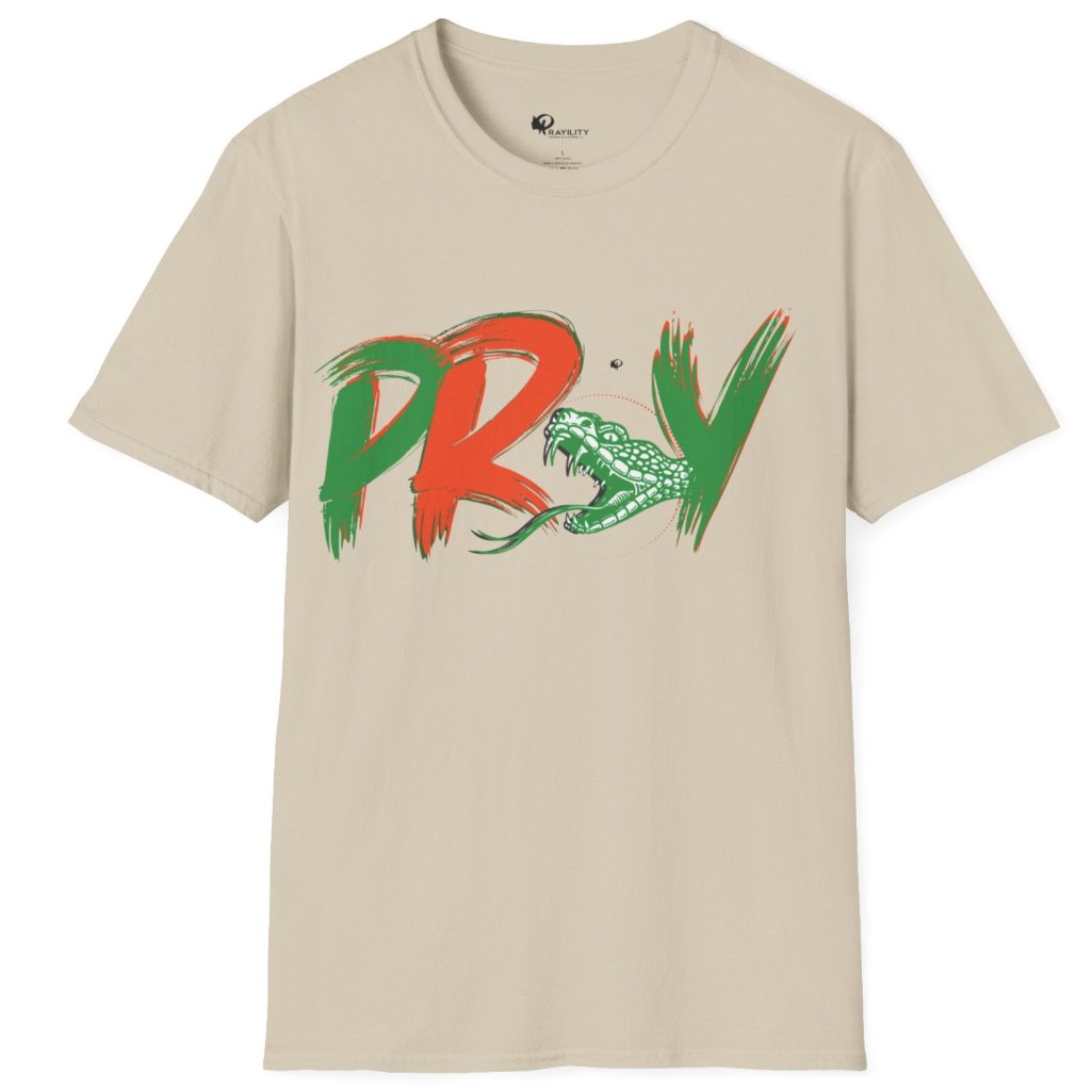 Sand tee for orange and green design