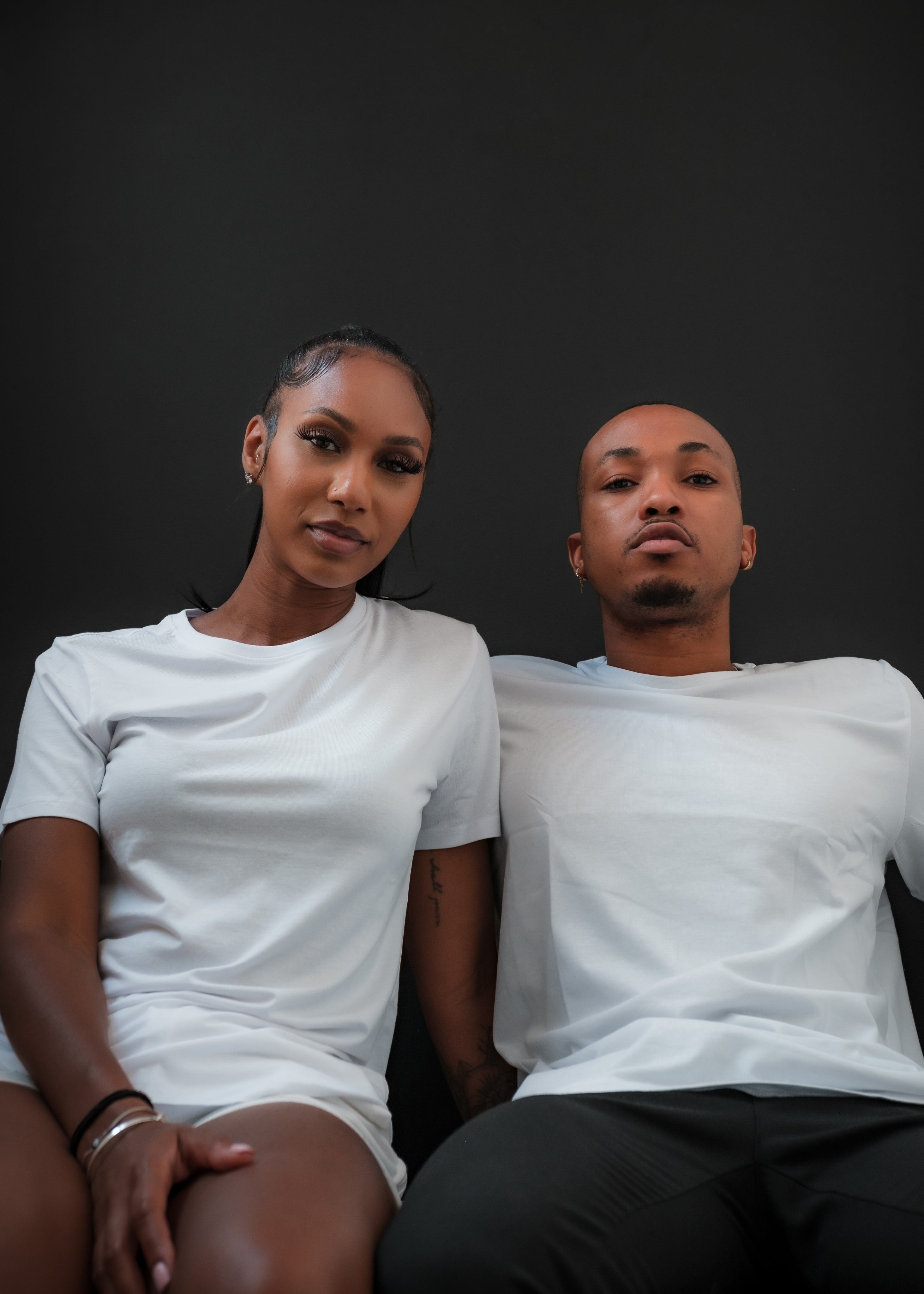 Two People In White Shirts | Prayility Apparel