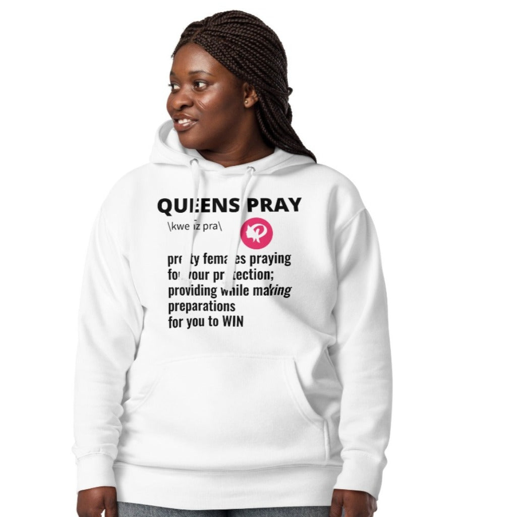 Queens PRAY Definition Hoodie | Prayility Apparel