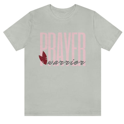 Prayer Warrior T-Shirt Silver | Prayility Apparel