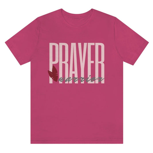 Prayer Warrior T-Shirt Berry | Prayility Apparel