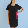 Prayility Organic T-Shirt Dress Black | Prayility Apparel